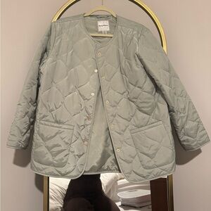 Tommy Bahama Women's Quilted Utility Jacket - Light Green Sage